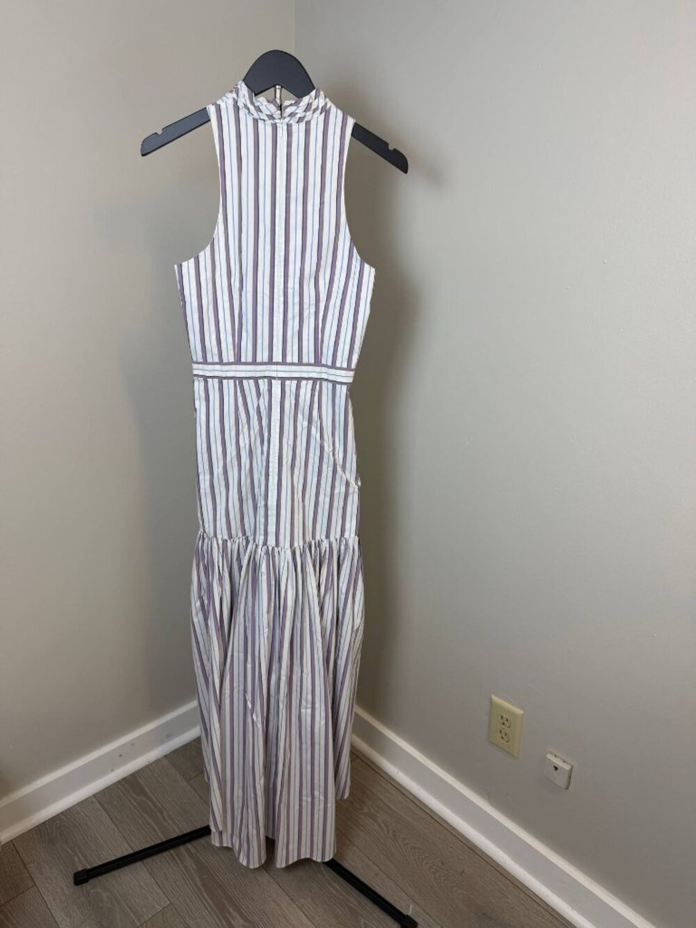 Veronica Beard Radley Halter Dress in Off white Multi Size 2 - Picture 6 of 9